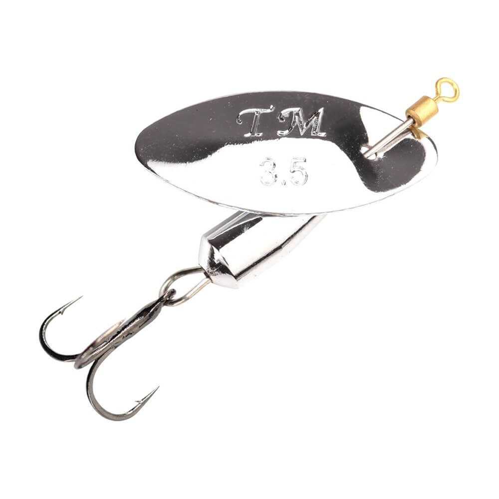 Spro Trout Master La Tournante Silver 5.0 Gr - Treble Haak Size 10 (Incl. Single haak)