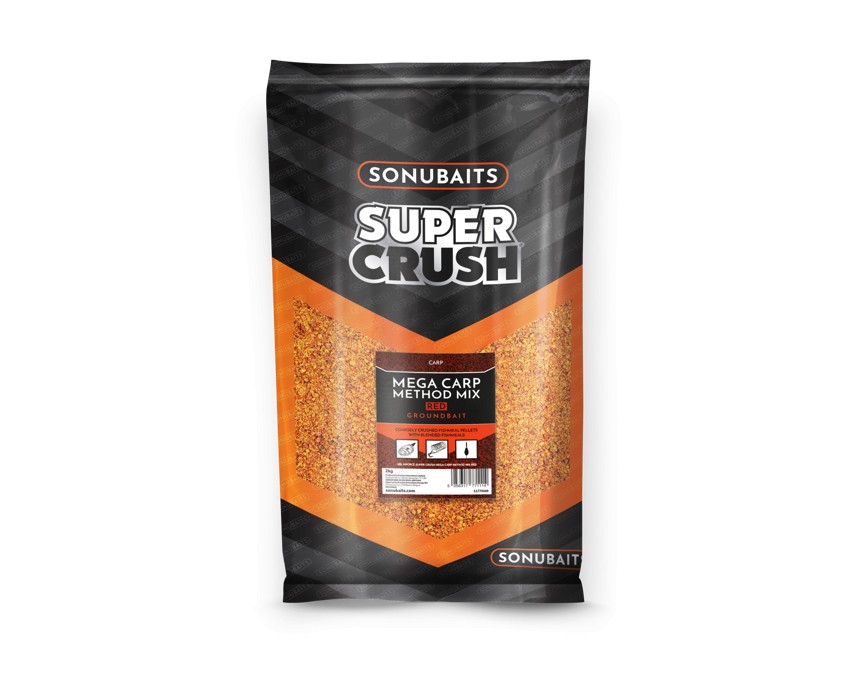Sonubaits Supercrush Mega Carp Method Mix Red Groundbait