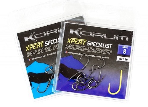 Korum Size 12 Xpert Specialist Barbless Haak