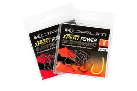 Korum Size 10 EXPERT Power Barbless Haak