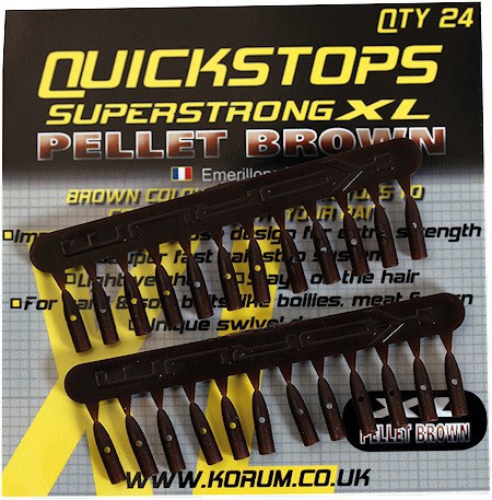 Korum XL Brown Quickstops