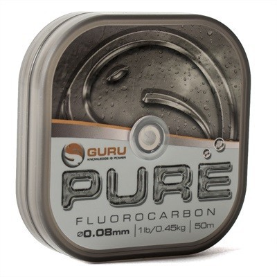 Guru 1 lb - 0.08 mm PURE Fluorocarbon