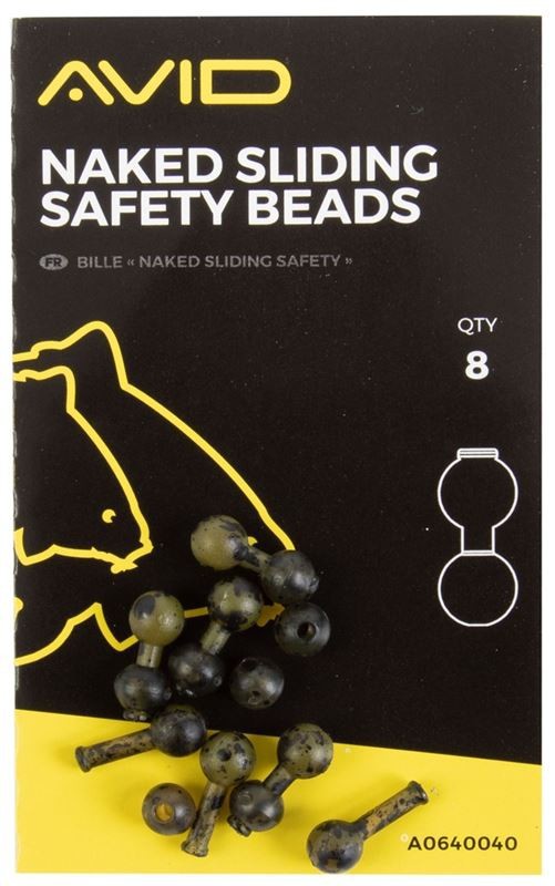 Avid Carp Naked Sliding Safety Beads