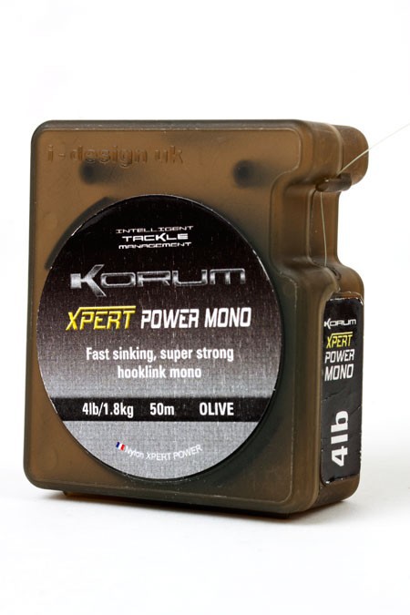 Korum Xpert Power Braid Mono 0.20mm Olive 50 Meter